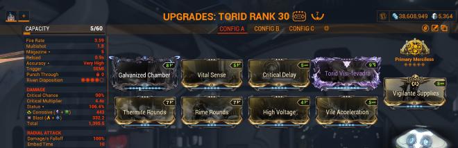 Torid mod configuration